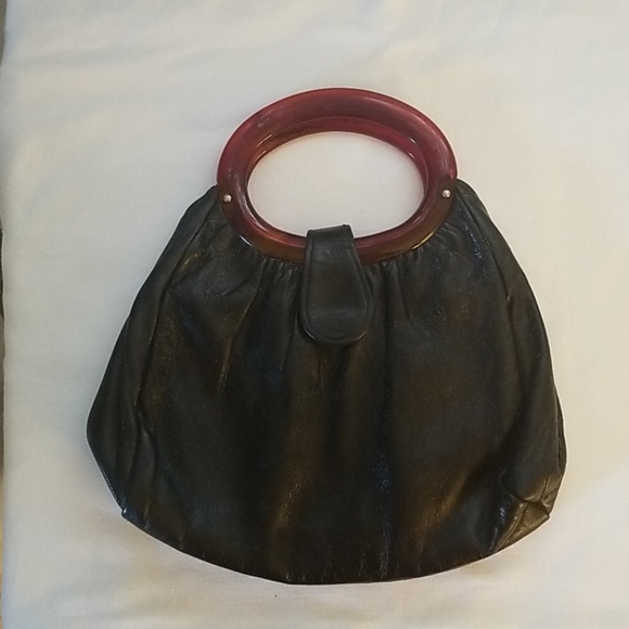 no brand Handbags - Vintage black bag with plastic handle